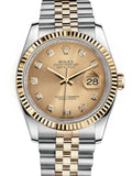 Automatic Watch for Men Replica DateJust Gold Black Dial 40mm R061201