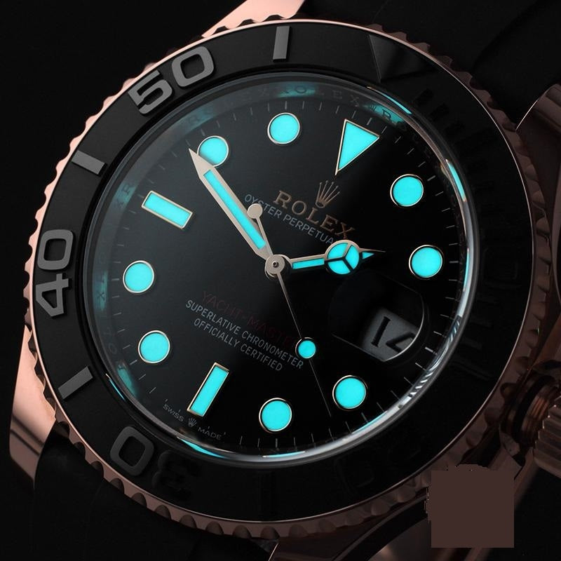 Automatic Watch for Men Replica Yacht-Master Black Face 100402