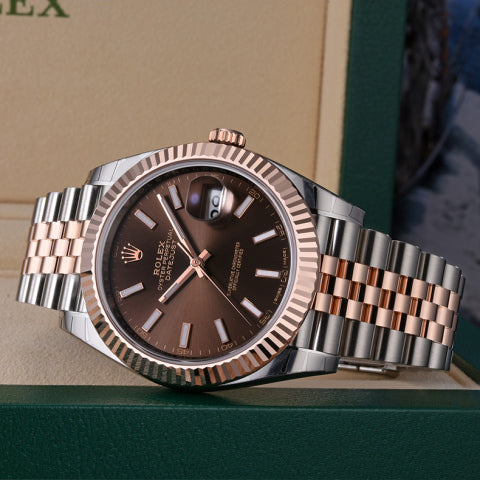 Automatic Watch for Men Replica DateJust  Brown Dial 40mm R061204