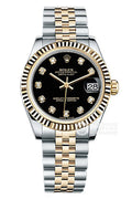 Automatic 31mm Women Watch Replica Datejust Gold Belt 061308