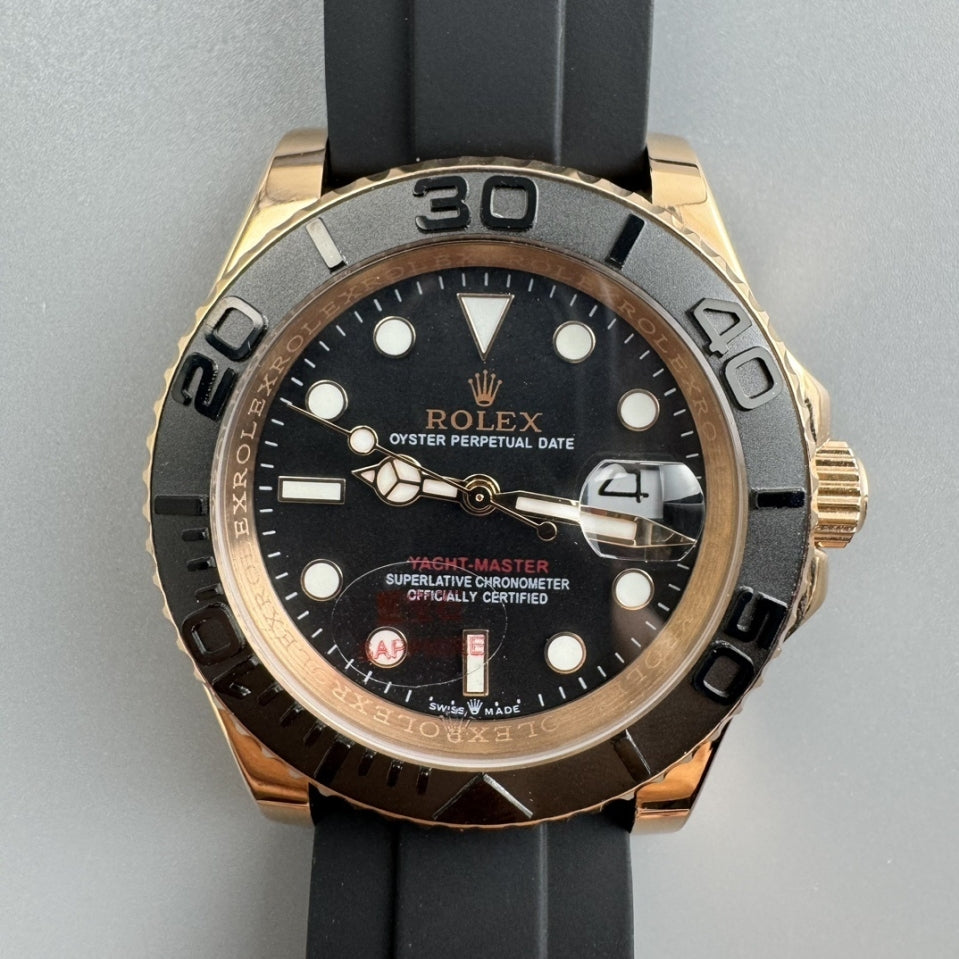 Automatic Watch for Men Replica Yacht-Master Black Face 100402