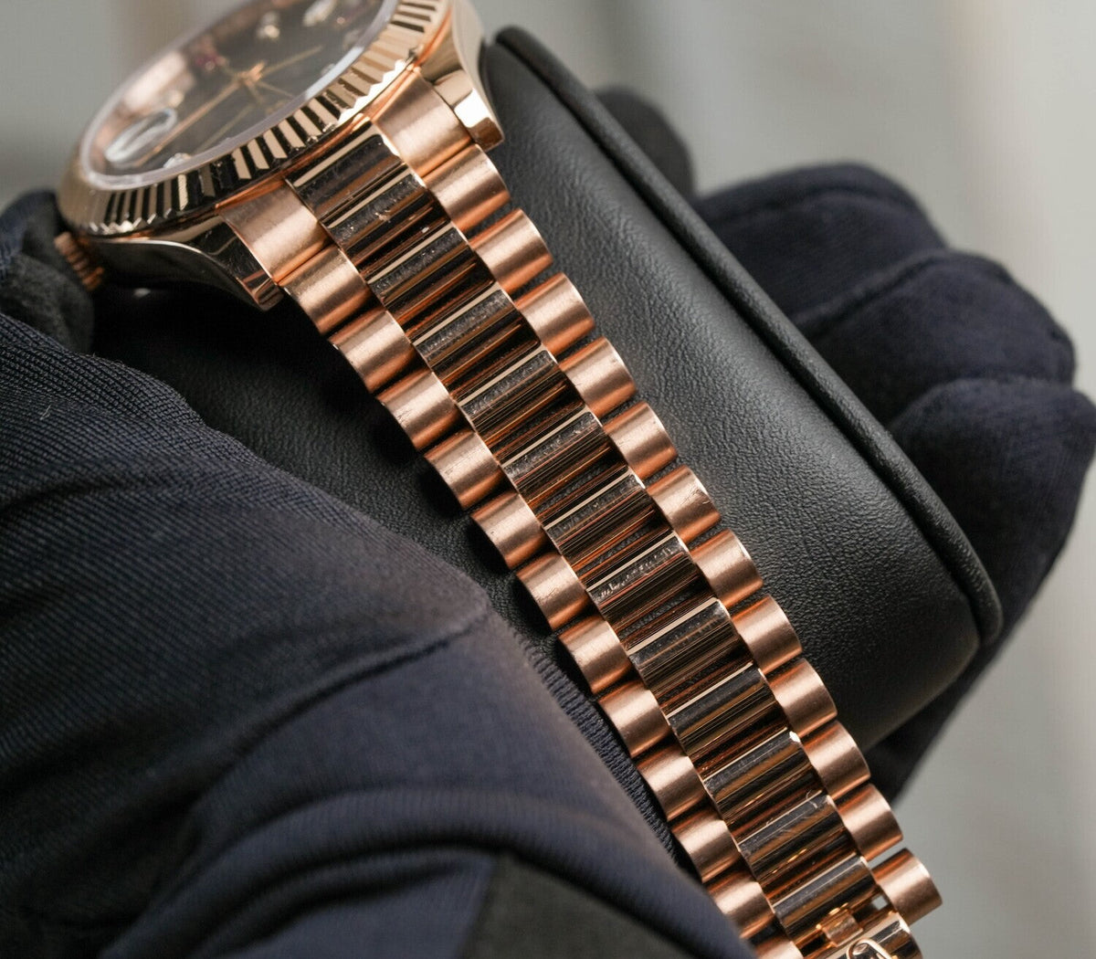 40mm Automatic Watch Replica Daydate Rosegold Belt 061315