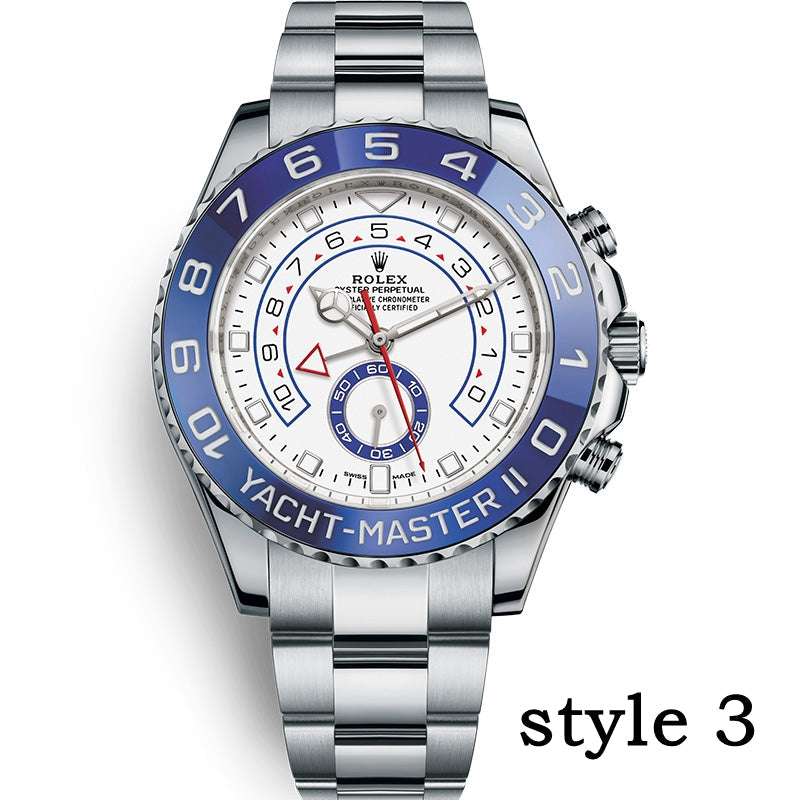 Automatic Watch for Men Replica Yacht-Master Blue Face 061317