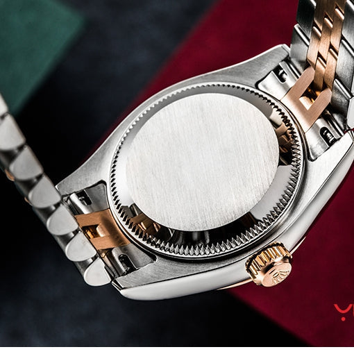 Automatic 31mm Women Watch Replica Datejust Silverrose Belt 061307