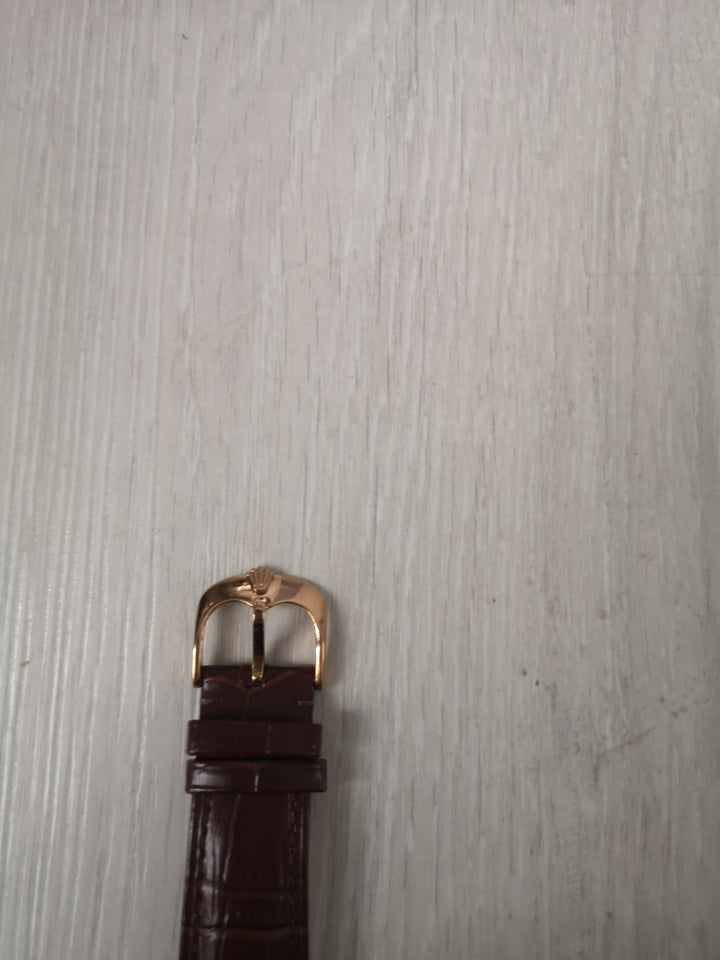 Automatic Watch Replica Cellini Brown Leather 100304