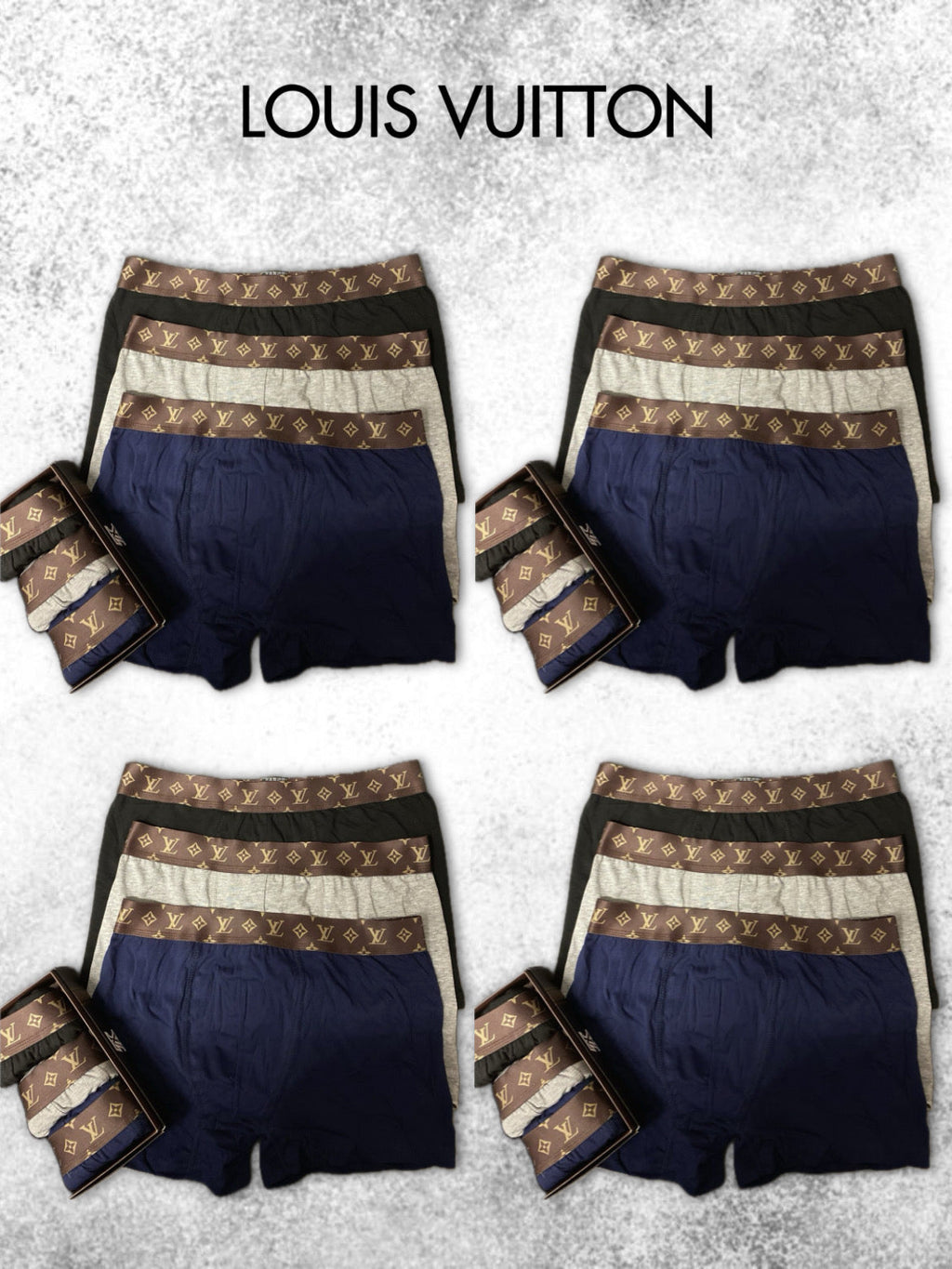 Louis Vuitton Underwear Pack 12 Code - 1323 +ΔΩΡΟ T-SHIRT