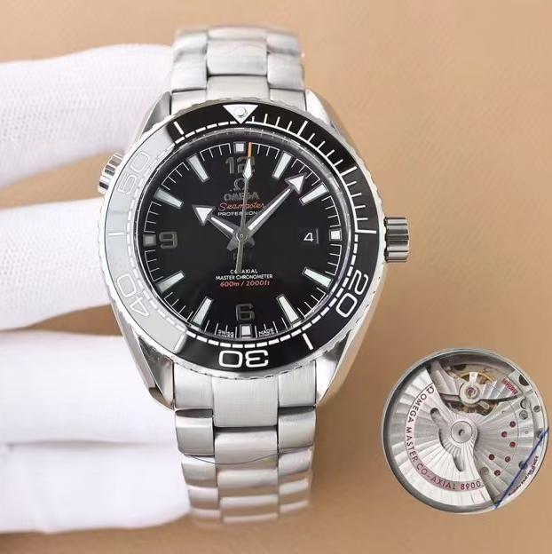 Automatic Mechanical Watch Replica Seamaster Black Dial 062203