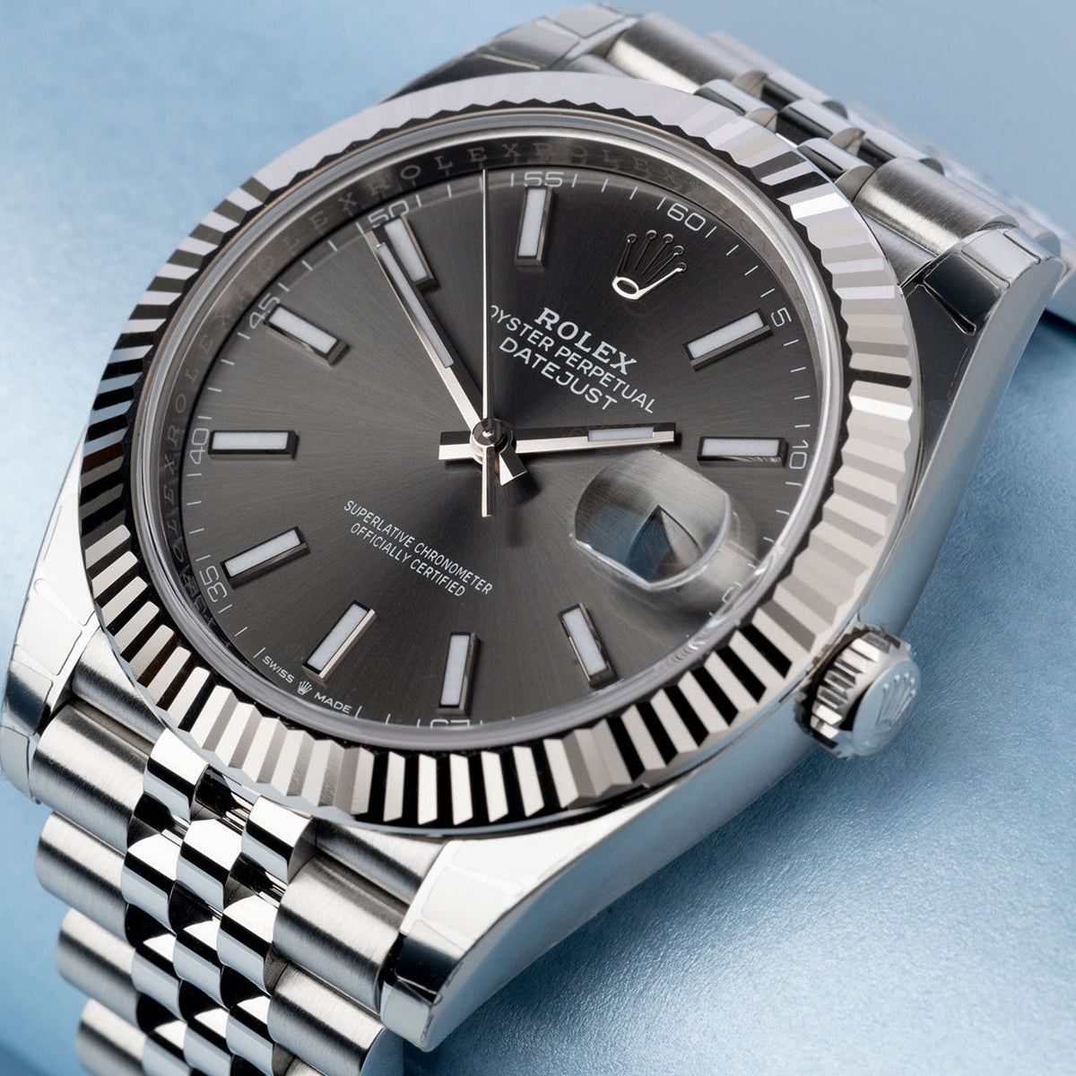 Automatic Watch for Men Replica DateJust Gray Dial 40mm/36mm