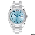 40mm Automatic Watch Replica Daydate Blue Dial 061317
