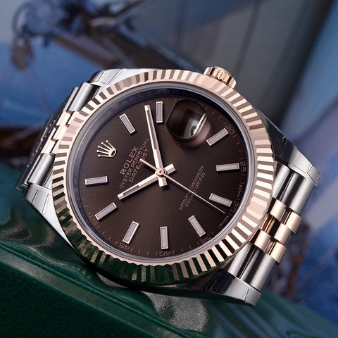 Automatic Watch for Men Replica DateJust  Brown Dial 40mm R061204