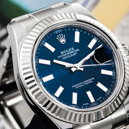 Automatic Watch for Men Replica DateJust Blue Dial