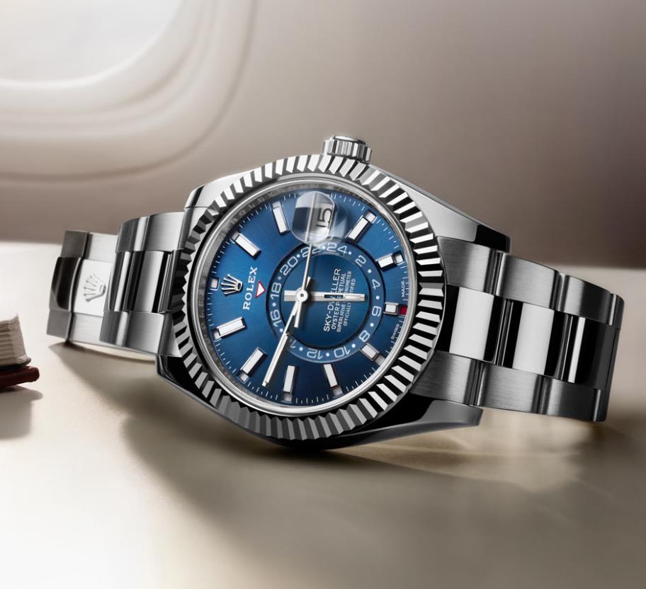 Automatic Watch for Men Replica Sky Dweller Blue Dial 40mm R061207