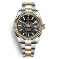 Automatic Watch for Men Replica Sky Dweller Goldblack Dial 40mm R061208
