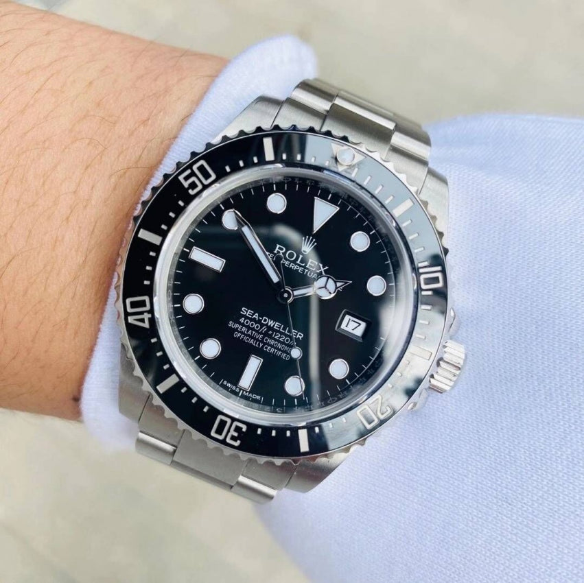 Automatic Mechanical Watch Replica DeepSea Black Dial 126660