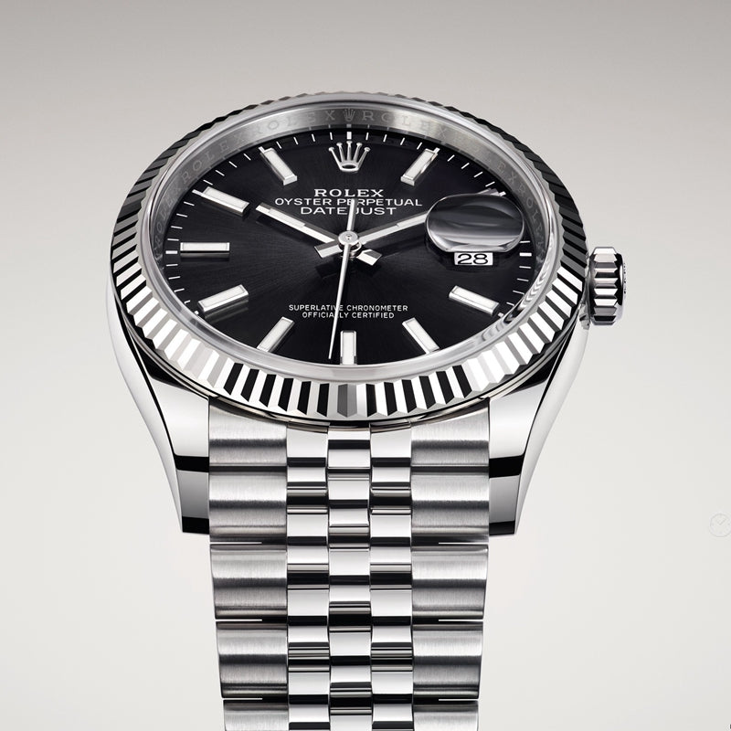 Automatic Watch for Men Replica DateJust Gold Black Dial 40mm R061202