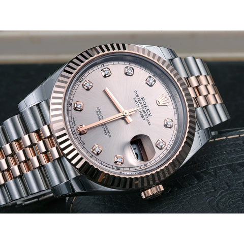 Automatic Watch for Men Replica DateJust Rosegold Dial 40mm