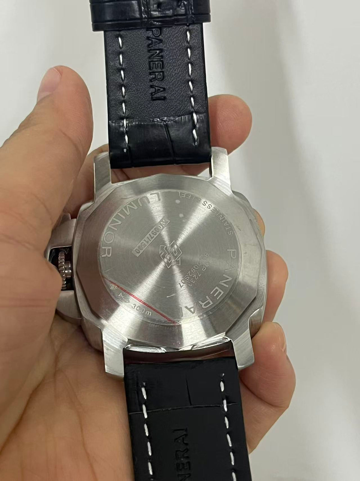 904l LUMINOR Stainless Steel Automatic Mechanical Watch Leather Strap Mens Watches 45MM