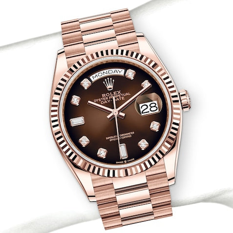 40mm Automatic Watch Replica Daydate Rose Belt 061314