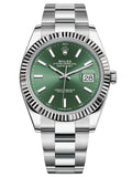 Automatic Watch for Men Replica DateJust Silver Green Dial